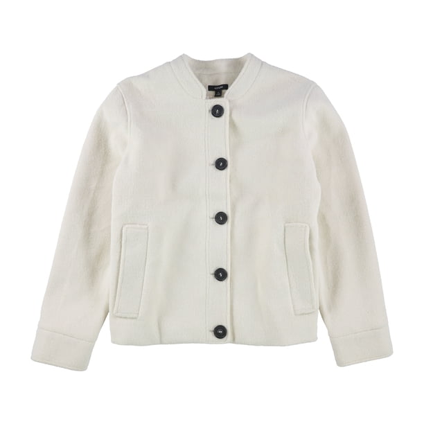 Chaqueta Bomber Alfani para Mujer Color Blanco Roto Extragrande