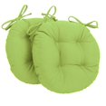 thumbnail image 1 of Coussins de Chaise Ronds en Sergé Uni 16 Pouces (Ensemble de 2), 1 of 2