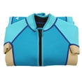 thumbnail image 4 of Traje De Neopreno Para Niños De 2,5 Mm, Diseño De Cremallera Abierta En La Espalda, Bloque De Color, Traje De Buceo Elástico En Cuatro Direcciones Para Niños Pequeños Y, 4 of 7