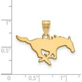 thumbnail image 2 of 10K Yellow Gold 10Ky Logoart Southern Methodist University Medium Pendant (19 X 27) Made In United States 1y003smu, 2 of 5