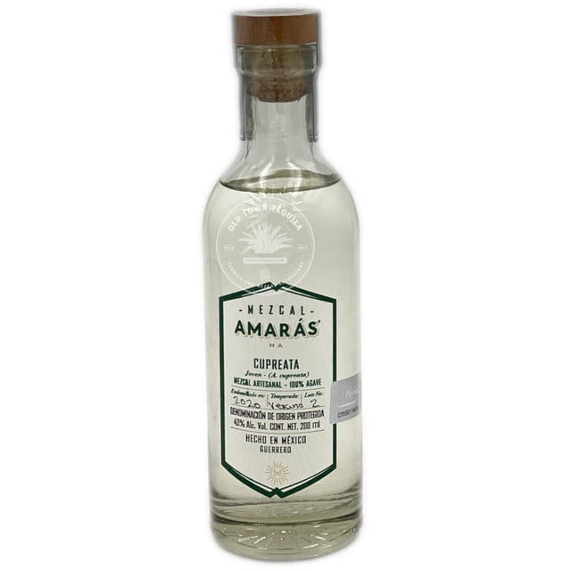 Pack de 4 Mezcal Amarás Joven Cupreata 200 ml