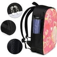 thumbnail image 5 of YFYANG 17" Laptop Backpack, Pink Romantic Love Fashion Travel Work Backpack with USB and Headphone Cable Interface for Men and Women, 5 of 8