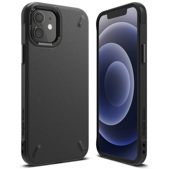 Ringke Onyx Case Compatible with iPhone 12 mini, Tough Rugged TPU Heavy Duty Protective Cover - Black