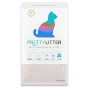 PrettyLitter Health Monitoring Cat Litter, 8lb: Advanced Odor Control for Cats, Color-Changing Crystals, Dust- Formula