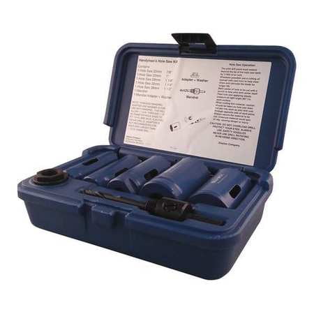 Handyman Bi-Metal Hole Saw Kit,7 pcs. BLU-MOL 9595 by Blu-Mol