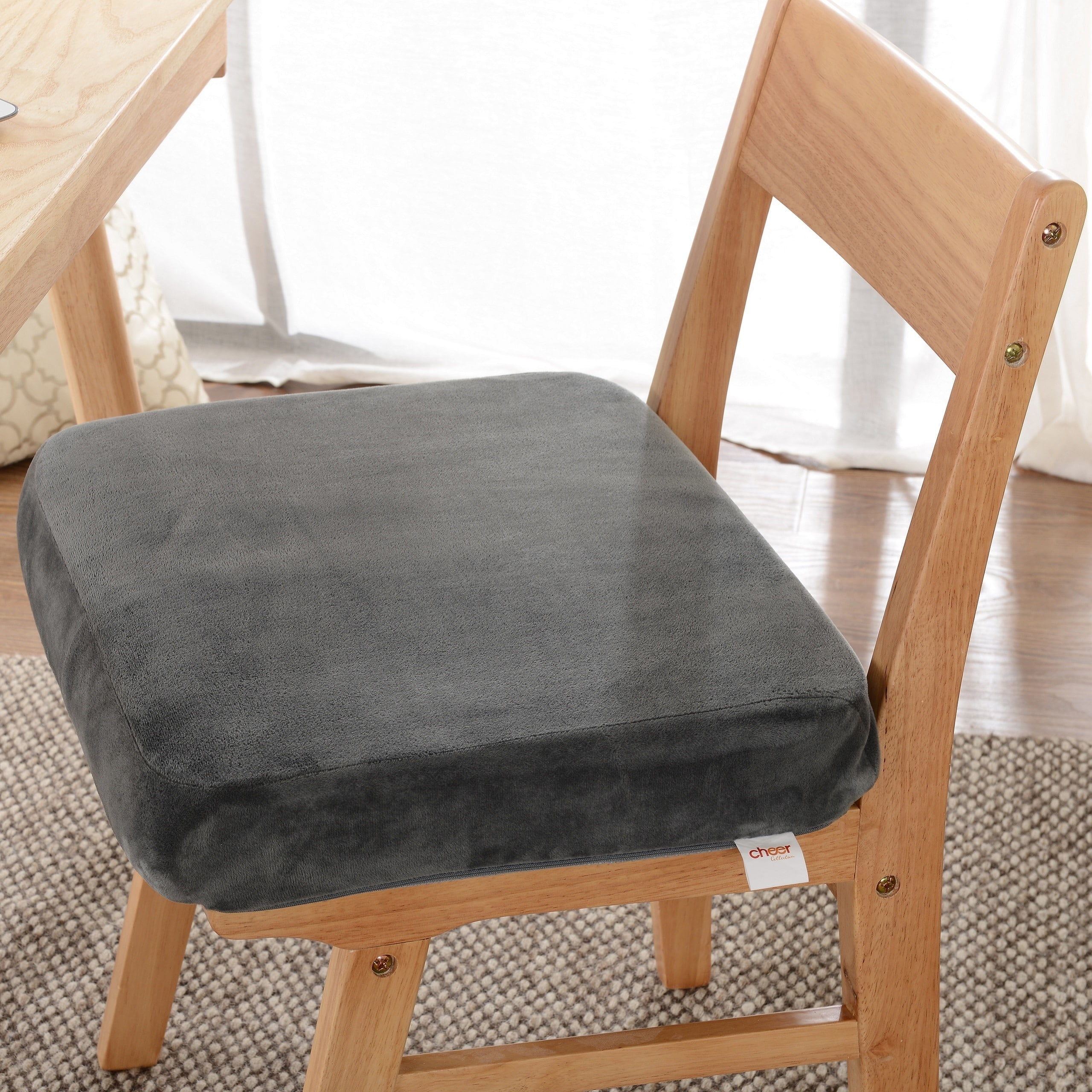 Cheer Collection Indoor Memory Foam Extra Large Seat Cushion Cheer Collection Indoor Memory Foam Extra Large Seat Cushion