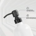 thumbnail image 4 of White Soap Dispenser Set, Contains Hand and Lotion Dispenser with Pump. Perfect for Guest Bathroom Decor. (White), 4 of 14