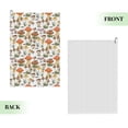 thumbnail image 2 of Kdxio Mushrooms Pattern Golf Towel (24" X 16") with Carabiner Clip - The Convenient Golf Cleaning Towel, 2 of 8