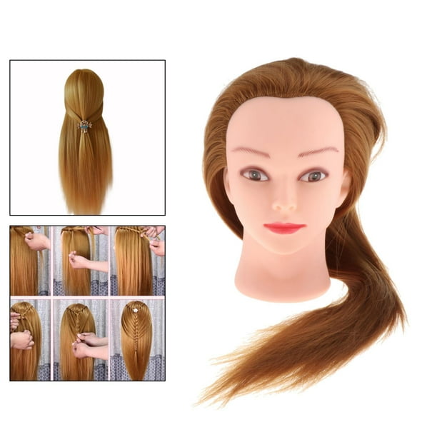 Cabeza de maniquí Colcomx 24,8 pulgadas para peinar el cabello
