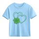 thumbnail image 1 of Blusas y camisas de manga corta con cuello redondo para niños y niñas, camisetas gráficas de manga corta, blusas con estampados bonitos para la temporada escolar., 1 of 9