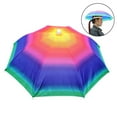thumbnail image 2 of Folding Umbrella Hat Overhead Fishing Umbrella Hat, Great for Fishing, Hiking, 2 of 13