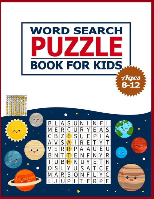 word search puzzle book for kids ages 8 12 50 large