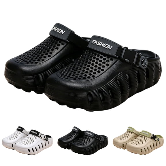 Slip On Shoes for Men Hands Free Summer Sneakers for Men & Woman, Arch Support EVA Clogs, Breathable Lightweight Garden Shoes, Non Slip