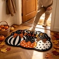 thumbnail image 5 of SLYNSHome Autumn Floor Mat, Cozy Pumpkin Basket Non-Slip Bath Rug, Soft Washable Seasonal Shaped Carpet Roll Packed For Bathroom Living Room Entryway Indoor Decor, 5 of 6