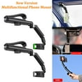 thumbnail image 4 of 360° Rotation Car SunVisor Phone Holder Clip Mounting Stand For Cell Phone A5K4, 4 of 8