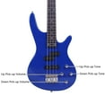thumbnail image 5 of Ktaxon Basswood Bass Guitar with Power Line and Wrench, 5 of 7