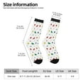 thumbnail image 2 of Fuzoiu Happy Graduation Print Athletic Crew Socks for Men & Women,Casual Crew Socks,Above Ankle Crew Socks for Business, Casual, 2 of 6