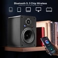 thumbnail image 3 of Altavoces LONPOO Bluetooth 60 W, 4 pulgadas, woofer, 1 pulgada, tweeter, 3 of 7