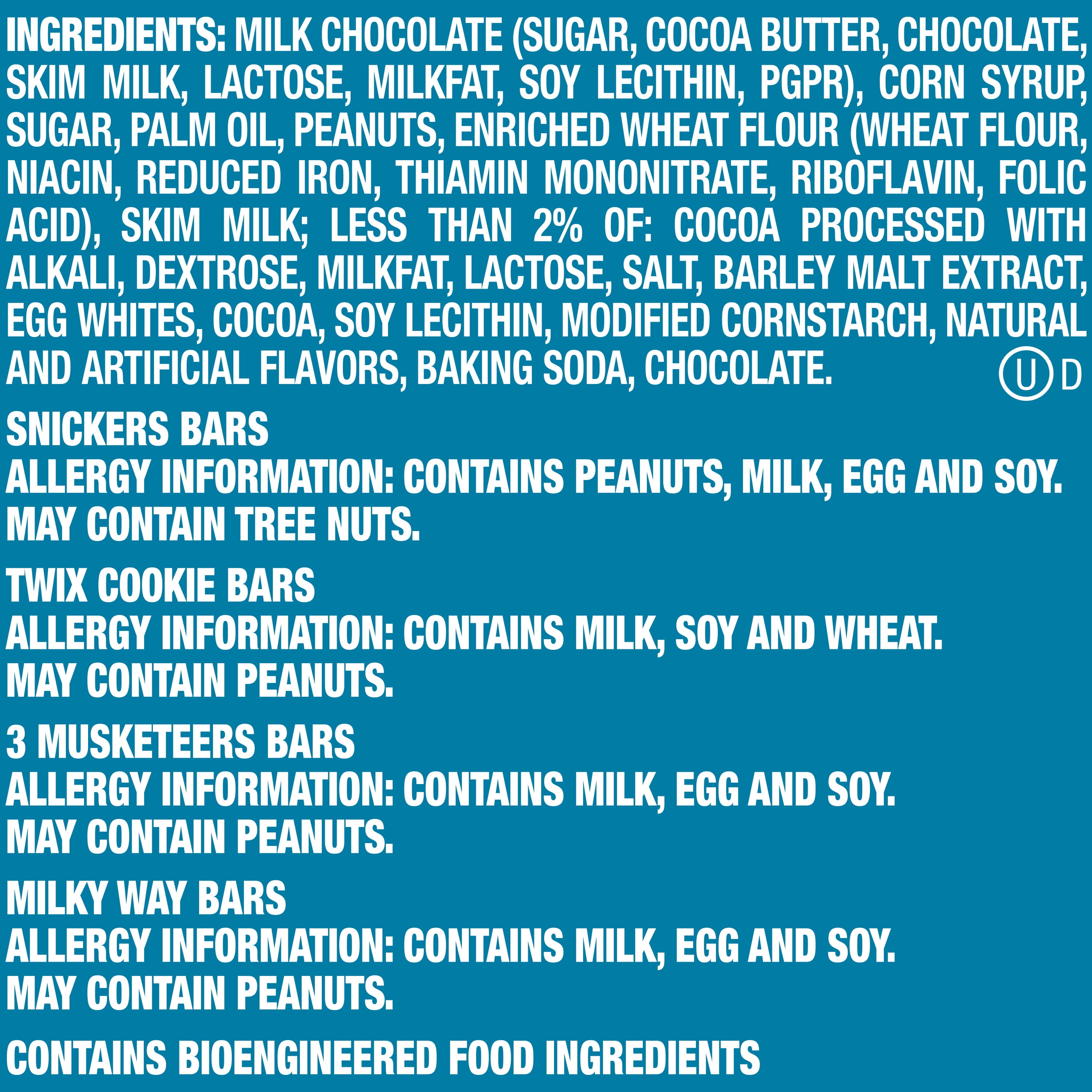 Snickers, Twix & More Minis Chocolate Candy Bars, Family Size - 13.72 oz Bulk Bag
