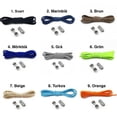 thumbnail image 2 of Paires de Lacets Élastiques Sans Lacets Noirs, 2 of 8