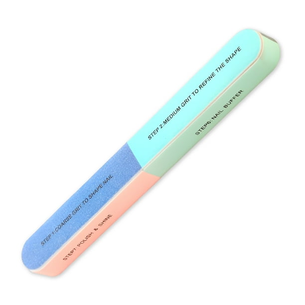 Soidarity Limas para uñas, bloques para el cuidado de las uñas, manicura artística, pedicura, pulido, maquillaje, herramientas de molienda, removedor Juegos de manicura color al azar Soidarity CE0644-00B