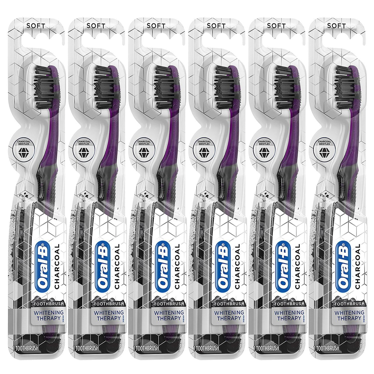 oral b charcoal white toothbrush