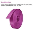 thumbnail image 4 of Uxcell Flat Nylon Webbing Strap 1 inch 15 Yards Rose Red for Backpack, Luggage-rack, 4 of 4