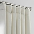thumbnail image 2 of Half Price Drapes Ecru Italian Faux Linen Hotel Blackout Curtains for Bedroom (1 Panel), 50W X 84L, 2 of 6