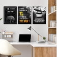 thumbnail image 2 of GUBIYU Wolf Motivational Wall Decor Success Canvas Office Print Inspirational Wall Art Inspirational Posters Office Mens Wall Decor Painting Modern Inspiring Artwork for Home Office Decor 12"x16", 2 of 6