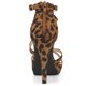 thumbnail image 3 of Sandalias con Correa de Tobillo y Plataforma con Cremallera y Tacón de Aguja para Mujer Allegra K Leopardo 36, 3 of 6