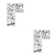 thumbnail image 3 of Inteprter 1 Juego de calcomanías de pared de PVC con letras en inglés, decoración de fondo de escena, adornos para habitaciones, pegatina para sala de Negro 2piezas Inteprter CBP216080, 3 of 6