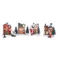 thumbnail image 4 of Matsuzay Xmas Ornament Home Decor Desk Statue Accessories Pendent Village Exquisite Size Compact House Set Long-lasting Tree Festival Kits de decoración para fiestas, 4 of 6