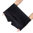 thumbnail image 7 of Washable Incontinence Underwear for Men, Seamless Solid Finish with Invisible Waistband and Mid-Thigh Cut Awesome for Long Flights Office Meetings Black L, 7 of 7