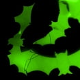 thumbnail image 3 of Halloween Stickers Luminous 3D Animal Party Decorations PVC Window Wall Decor Night Glow Decals, Green Light, 36Pcs, 3 of 8
