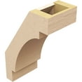 thumbnail image 5 of Ekena Millwork 5"W x 8"D x 12"H Merced Rough Cedar Woodgrain TimberThane Knee Brace, Primed, 5 of 6