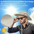 thumbnail image 4 of Solaris Stage Sequins Sun Hat, UPF 50+ Protection Breathable Shiny Show Hat with Adjustable Drawstring, for Hip Hop Street Dance Performance Hat Cap Ballroom Costume, 4 of 7