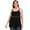 1-2,Black, variant on Plus Size Camisole for Women with Build in Bra Adjustable Spaghetti Straps Yoga Top Flowy Tank Top Casual Cami (S-4XL)