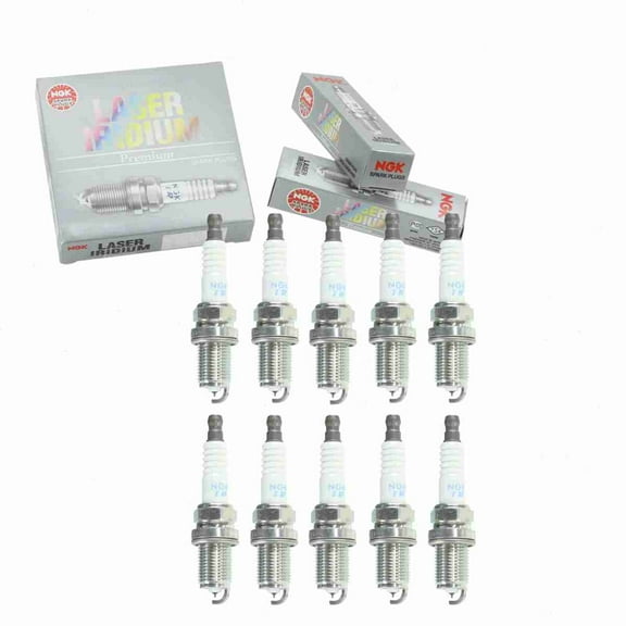 10 pc NGK 93298 Laser Iridium Spark Plugs for 1822A086 4505 4703 IKH16TT PKH16TT Ignition Wire Secondary Fits select: 2014-2015,2017-2020 MITSUBISHI MIRAGE