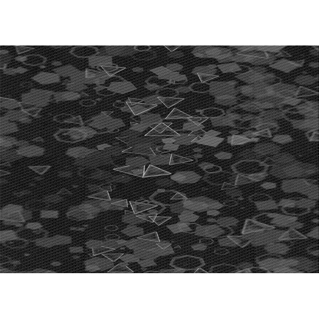 Ahgly Company Machine Washable Indoor Rectangle Transitional Midnight Gray Area Rugs, 2' x 3'