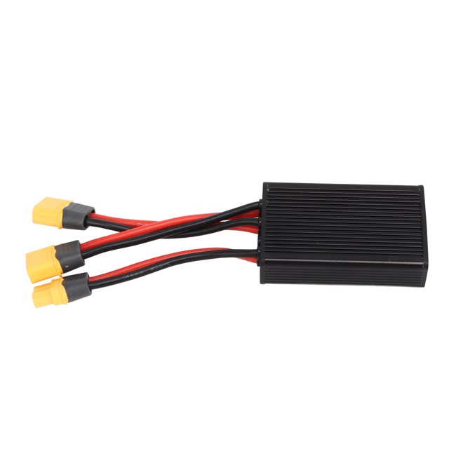 Electric Bike Double Battery Discharge Converter, 20v to 72v Dual Battery Parallel Module Adapter Dual Battery Pack Switch Balancer With Aluminium Alloy Material