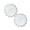White*2, variant on 1 Pcs White Handmade Crochet Doilies, Round Lace Placemats, Crochet Placemat Handmade Crochet Lace Tablecloth Table Doilies for Wedding Party Decoration