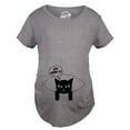 thumbnail image 2 of Womens Let MeowT Maternity T Shirt Funny Cat Lady Pet Lover Pregnancy Tee, 2 of 7