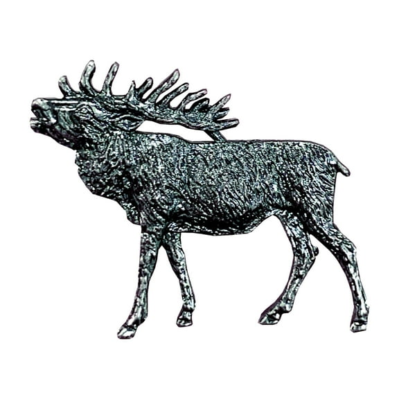Oktoberfest Haus Bugling Elk Bavarian Styled Metal Hat Pin