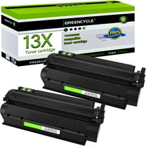 GREENCYCLE 2 Pack Compatible for HP 13X Q2613X 13A Q2613A Black Toner Cartridge Replacement with HP Laserjet 1000 1200 1220 1330 3300 3310 3320 3330 3380 Series Printer