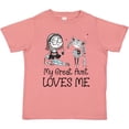 thumbnail image 3 of Inktastic Aunt and Niece My Great Aunt Loves Me Boys or Girls Toddler T-Shirt, 3 of 5