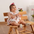 thumbnail image 6 of Ella Bonna Baby Boy Girl Shoes Newborn Socks Crib Shoes Moccasins, Space, 6-12 Months, 6 of 9