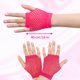 thumbnail image 3 of Guardurnaity Guantes de malla Decoración de mano sexy Fiesta Puesta en escena Mitones cortos de red sin dedos Accesorio de ropa Adultos Mitón Prop guantes y mitones, 3 of 6