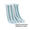 thumbnail image 3 of Hand Towels Green & White Striped, Super Soft and Absorbent Hand Towel for Bathroom Pool Beach Travel, 29.5” x 13.4”, 3 of 5
