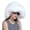 8, variant on Faux Furs Caps Large Brims Hat Thick Warm Bucket Hat Cold Weather Headwear