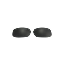 Walleva Black Polarized Replacement Lenses for Maui Jim Banyans Sunglasses